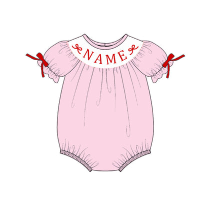 2026 Valentine’s Day Custom Name Smocked Heart Collection