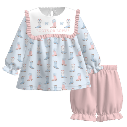 Kids Spring Summer Farm Boot Smock Embroidery Collection