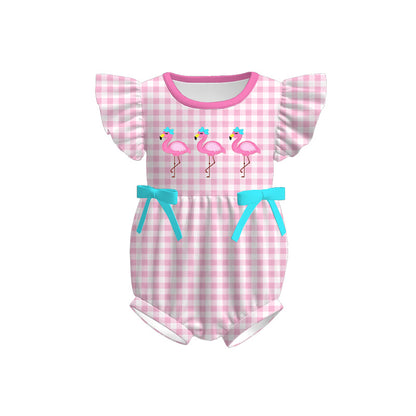 2026 Spring & Summer Flamingo Gingham Print Collection