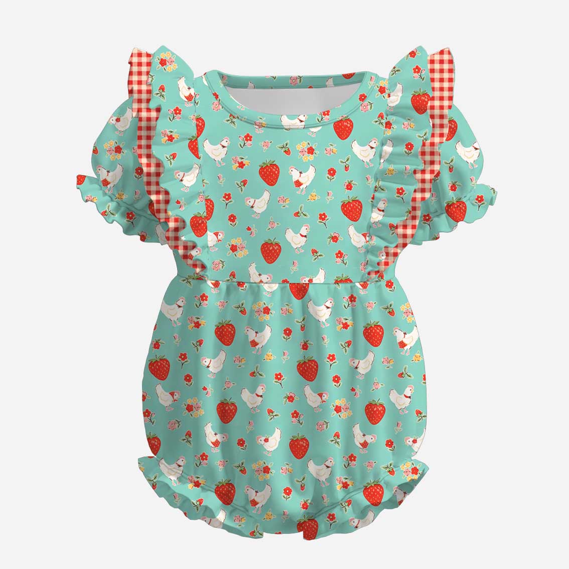 Strawberry & Little Hen Print Spring Collection