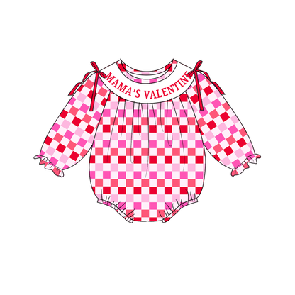 Kids Plaid Smocked Collection MAMA'S VALENTINE Holiday Outfits