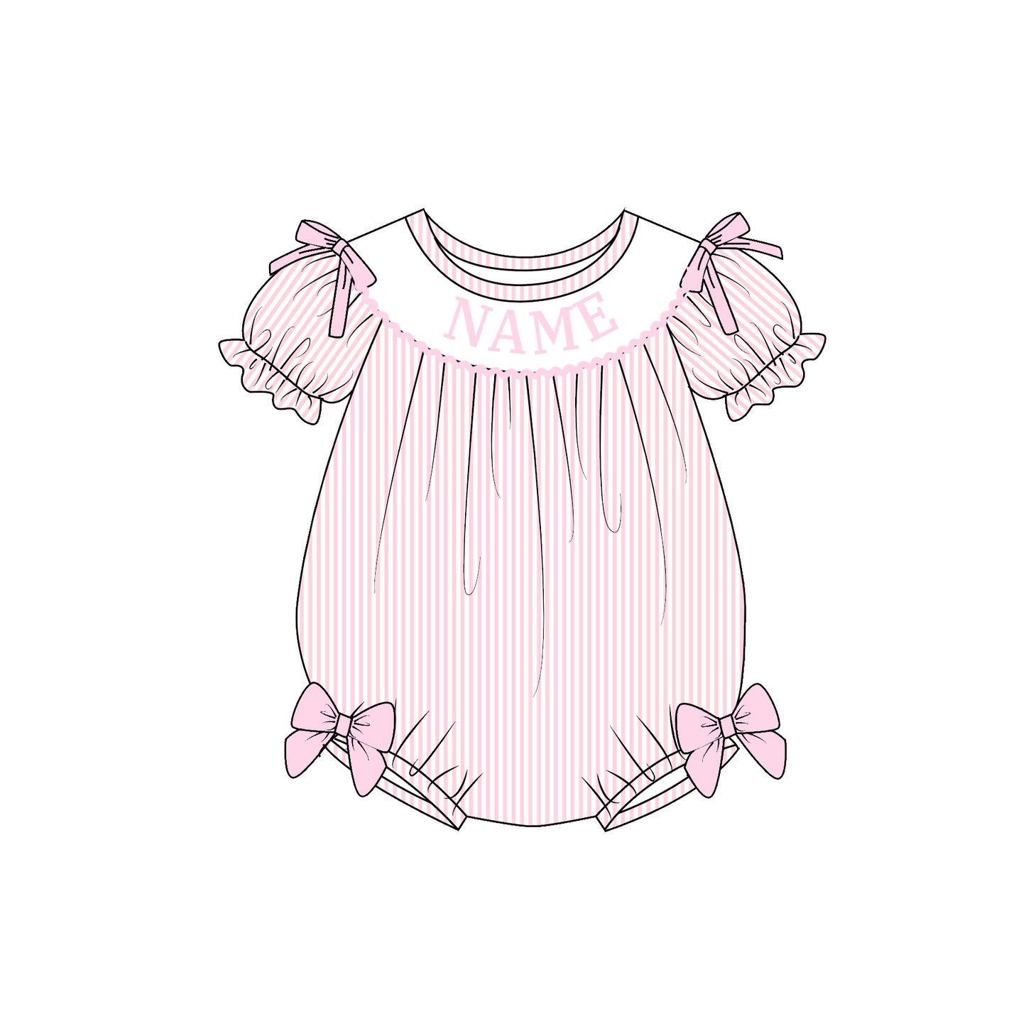 Easter Smocked Custom Name Collection | Exclusive New Designs for Kids