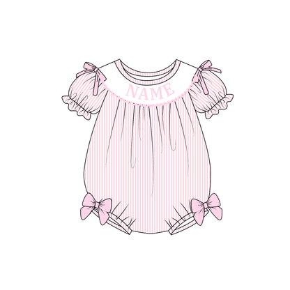 Easter Smocked Custom Name Collection | Exclusive New Designs for Kids