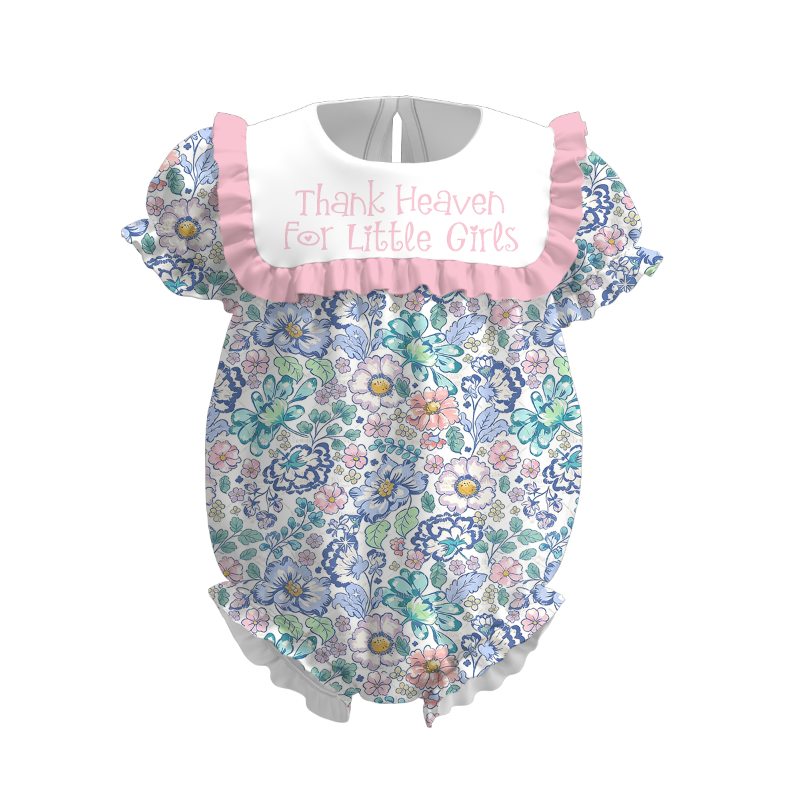 “THANK HEAVEN FOR THE LITTLE KIDS” Embroidered Summer Outfit Set Collection