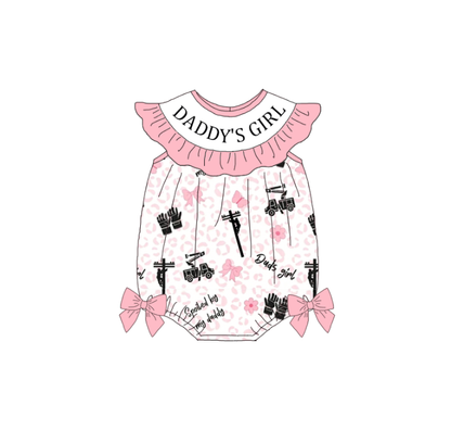 Summer Father's Day DADDY'S GIRL Smocked Embroidery Set Collection