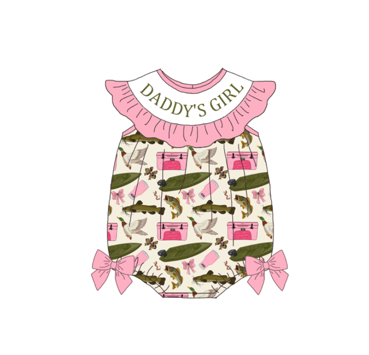 Summer DADDY'S GIRL Smocked Embroidery Set Collection