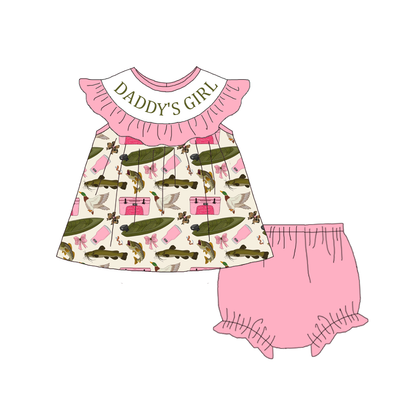 Summer DADDY'S GIRL Smocked Embroidery Set Collection