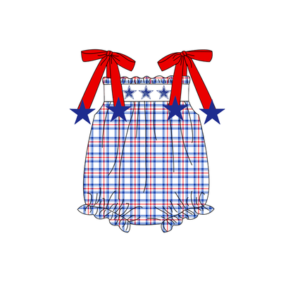 Stars & Stripes Smocked Kids Collection – Patriotic Independence Day Outfits