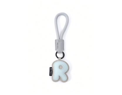 PU Leather 3D Letter A-Z Keychain, Bag & Backpack Charm