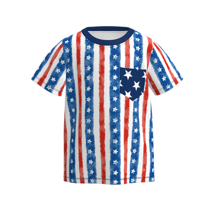 July 4th Family Kit Navy Red Stripes Star Clothes