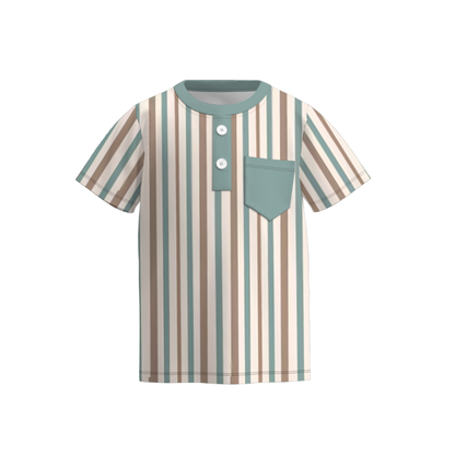 Kids Fall Autumn Pumpkin Striped Camo Dress Romper Top
