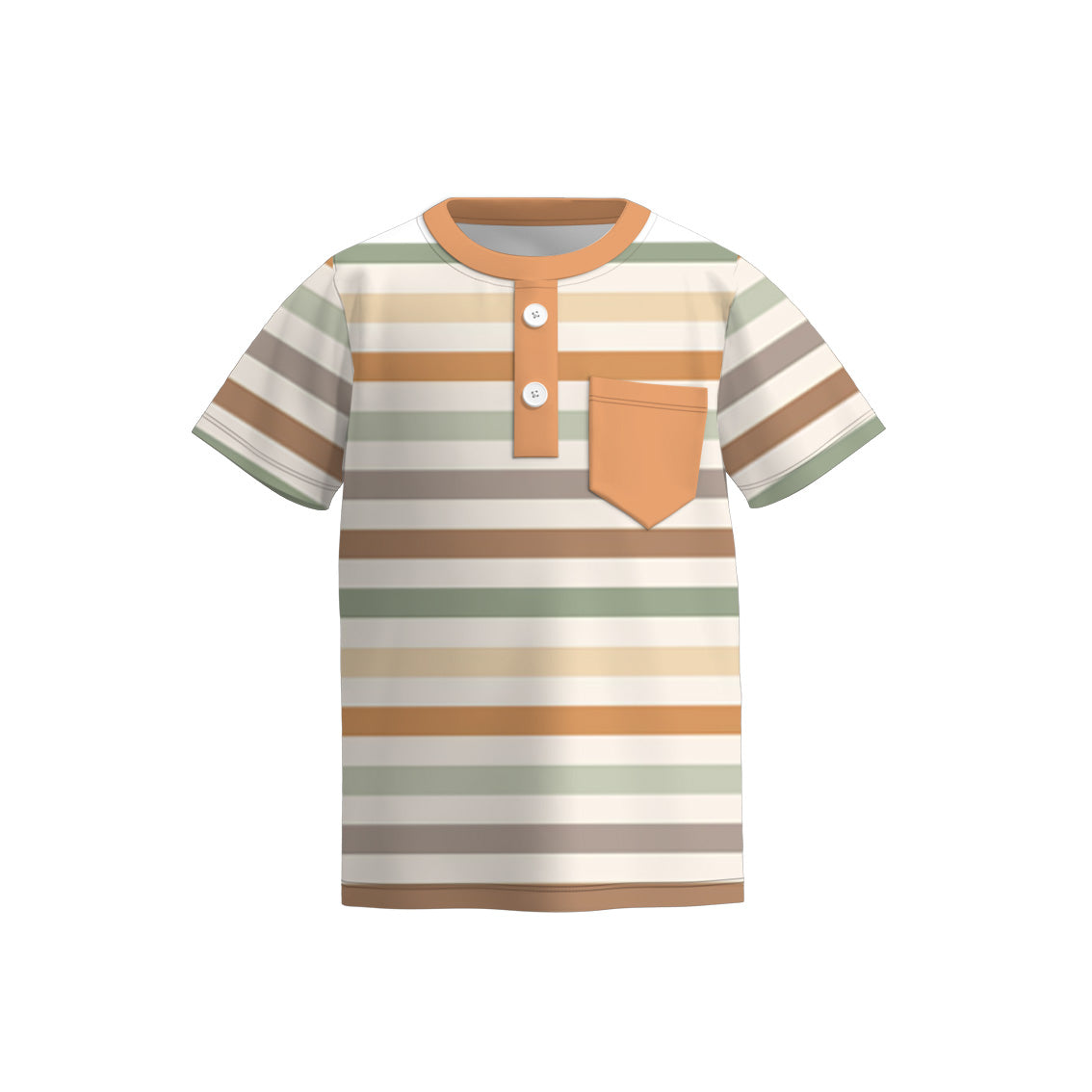 Kids Fall Autumn Orange Pumpkin Striped Dress Romper Top Sibling Clothes