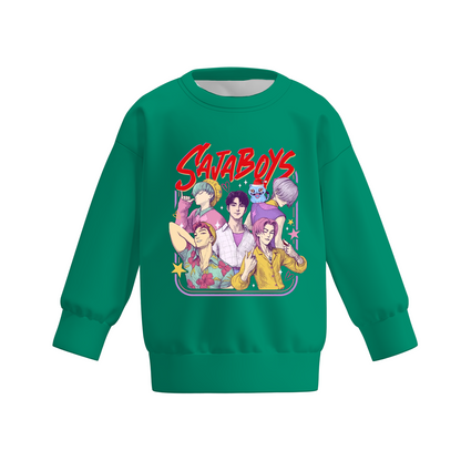2025 Fall Boys Kpop Demon Hunters Print Milk Silk Sweatershirt