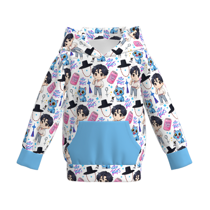 Boys Fall Kpop Demon Hunters Pocket Milk Silk Hoodies
