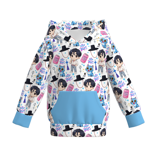 Boys Fall Kpop Demon Hunters Pocket Milk Silk Hoodies