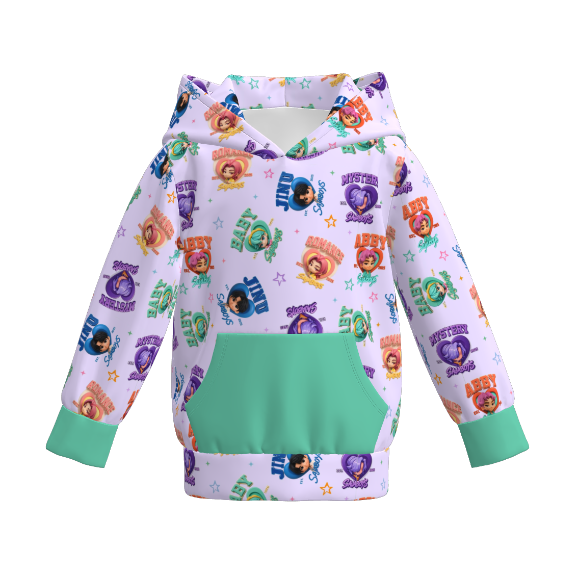 Boys Fall Kpop Demon Hunters Pocket Milk Silk Hoodies