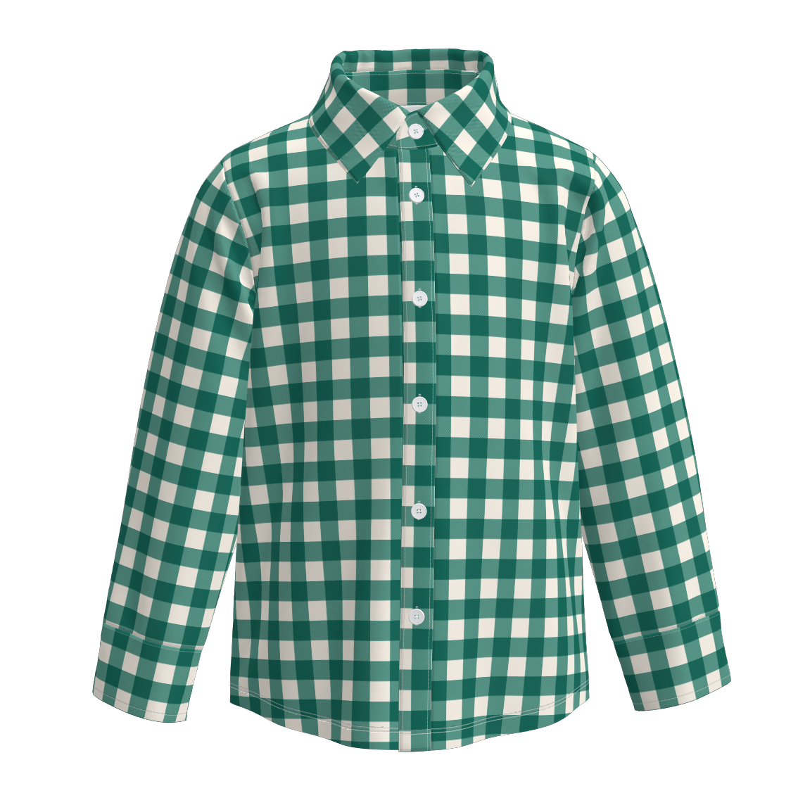 Christmas Family Outfit Collection – Green Floral & Plaid Matching Set