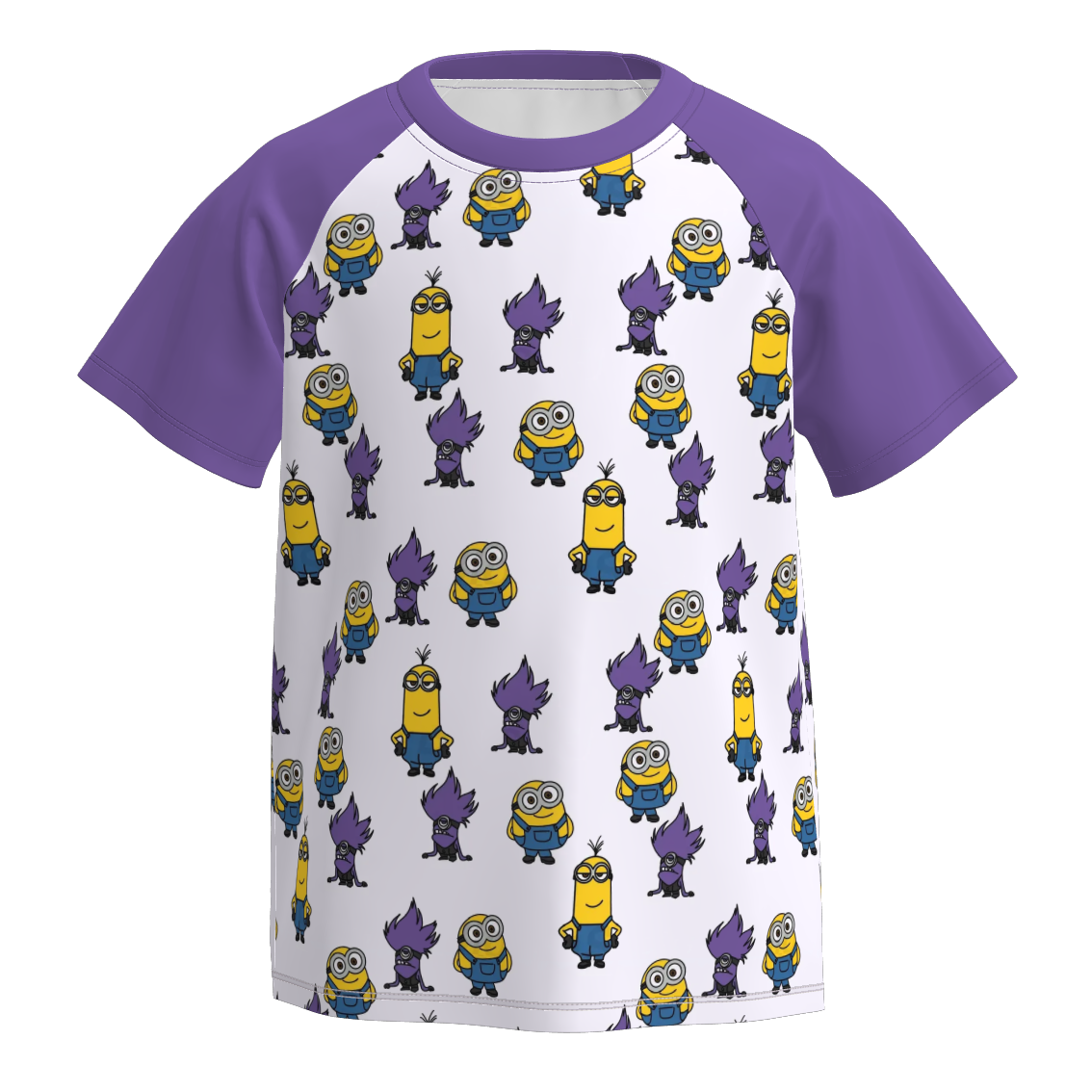 Boys Fall Summer Cartoon Print Short Sleeves Shirt