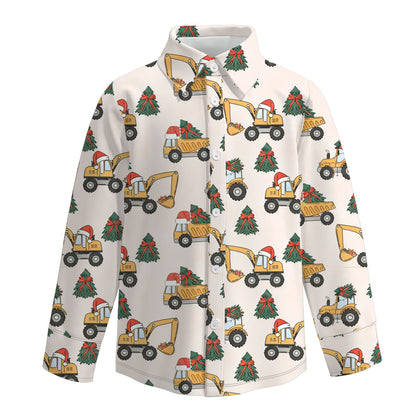 Boys Fall Winter Christmas Long Sleeves Shirt Collection