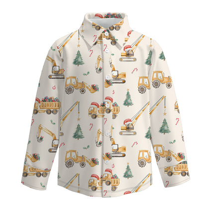 Boys Fall Winter Christmas Long Sleeves Shirt Collection