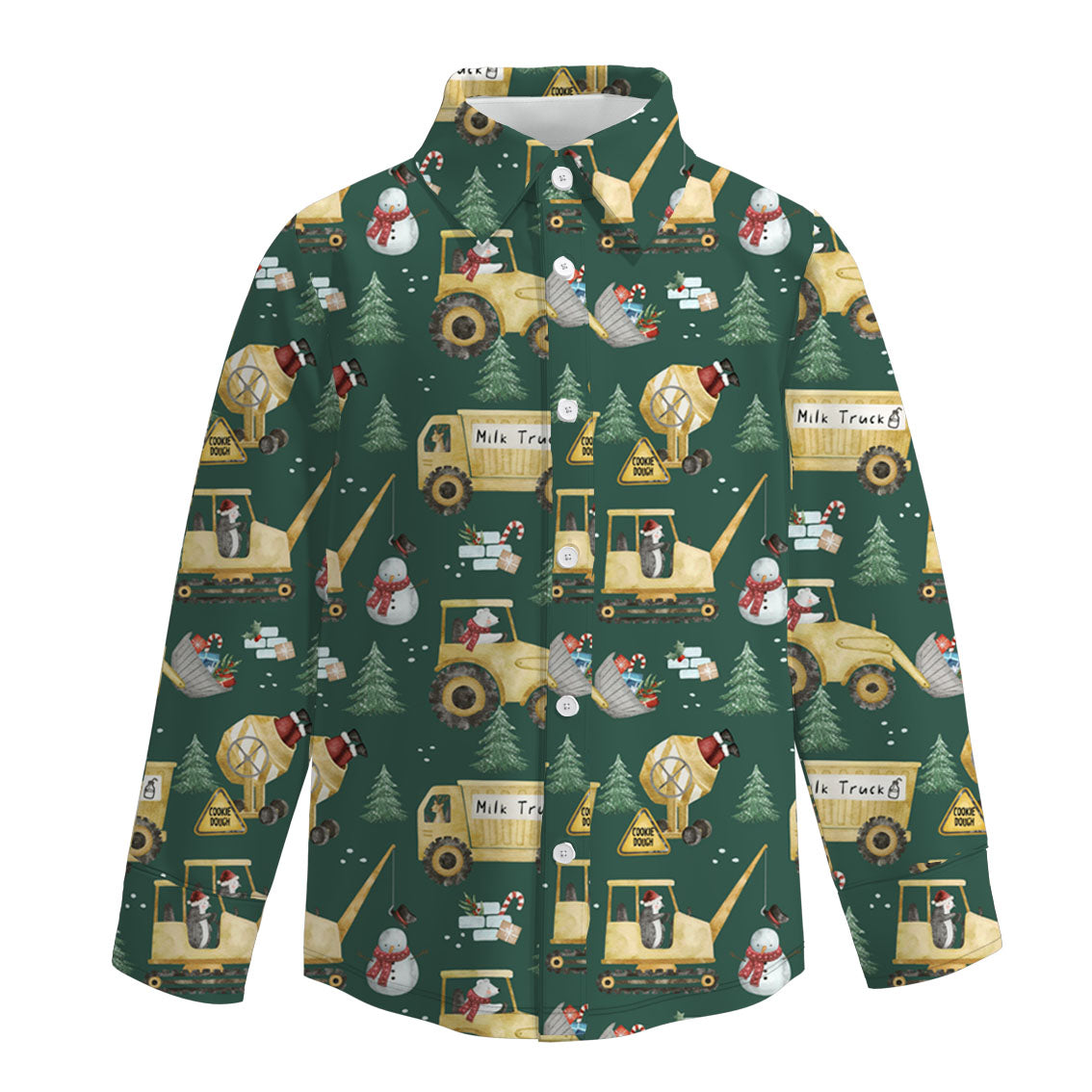Boys Fall Winter Christmas Long Sleeves Shirt Collection