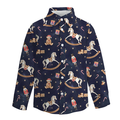 Boys Fall Winter Christmas Long Sleeves Shirt Collection