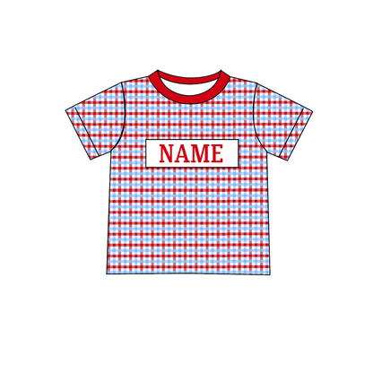 2026 Summer V-days Boys Custom Name MAMA'S BOY Smocked Collection