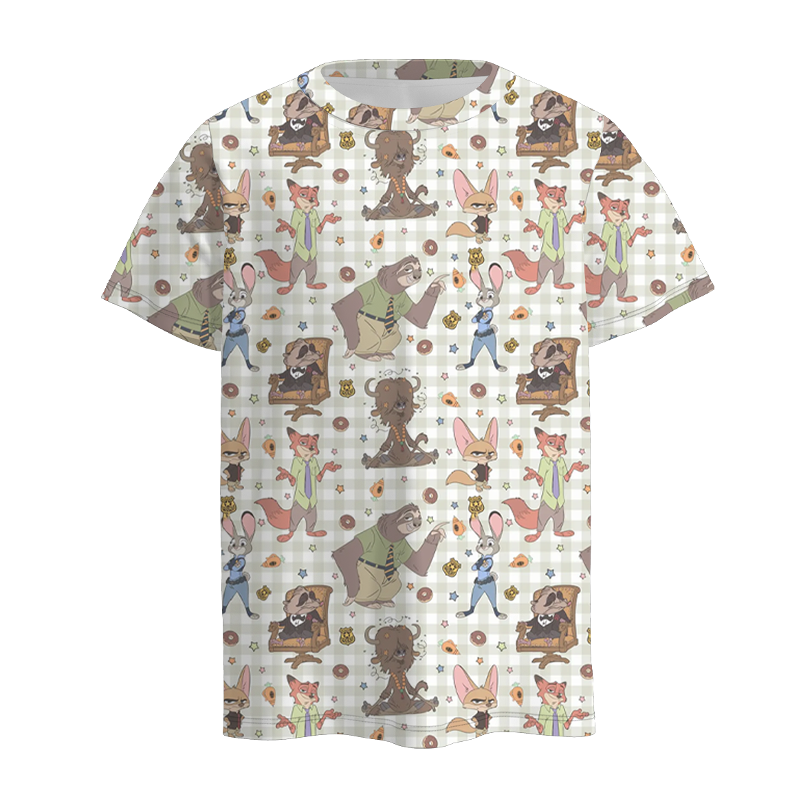 Summer ZOOTOPIA Print Cartoon Fashion Kids Clothes Collection