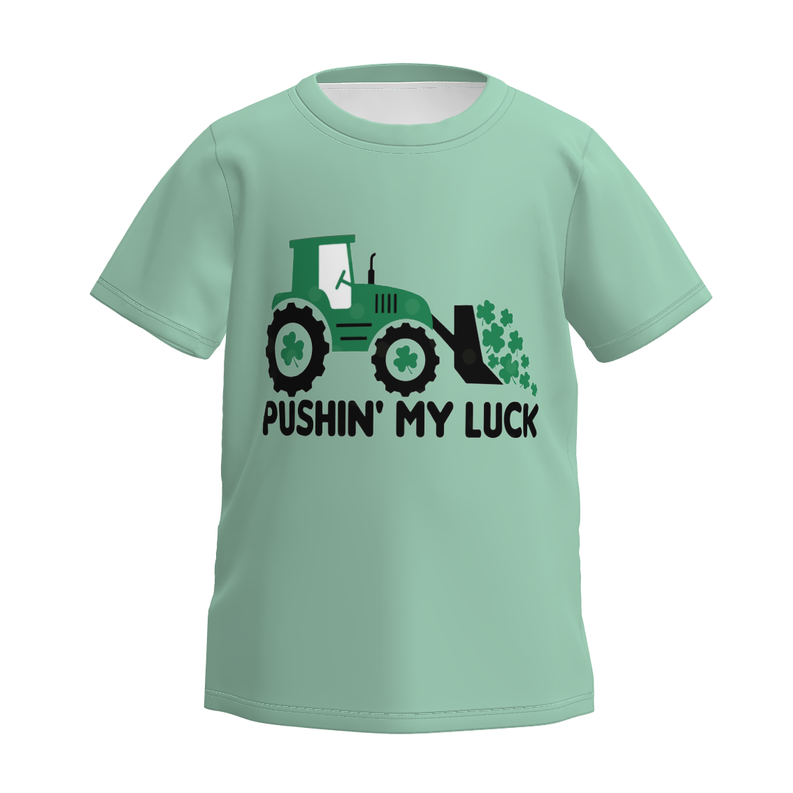 Boys Summer St.Patrick's Day Print Short Sleeves Top