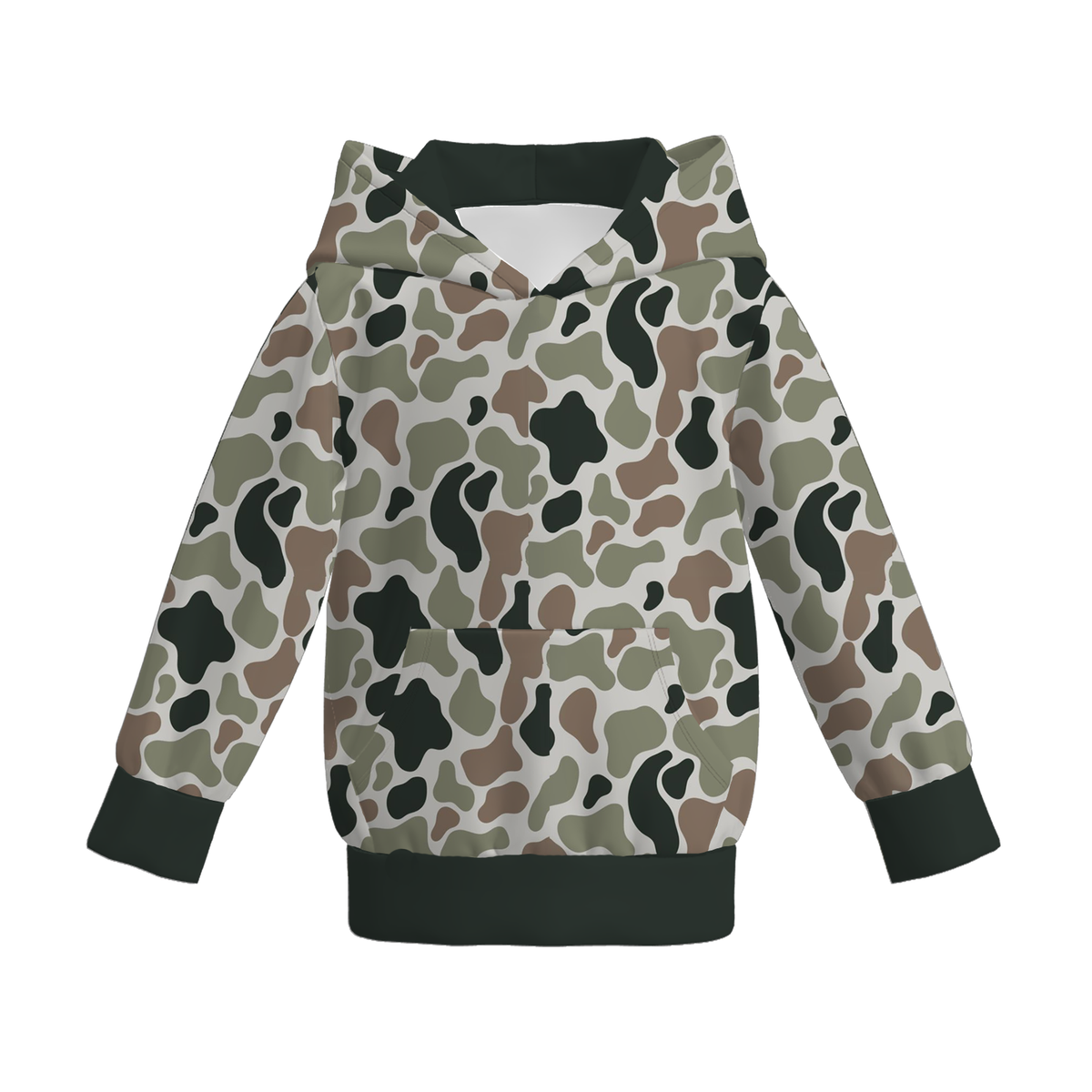Boys Fall Winter Hunting Camo Printed Collection – Duck Deer Print Short Sleeve Shorts Set, Camouflage Hoodie, Long Sleeve Sweatshirt & Baby Romper