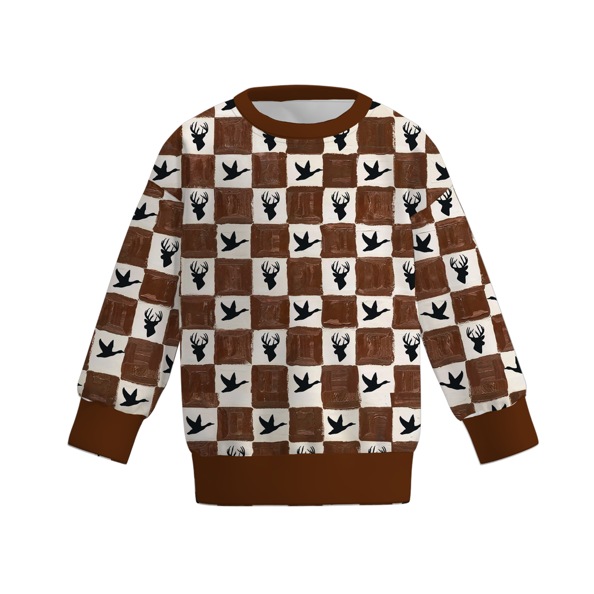 Boys Fall Winter Hunting Camo Printed Collection – Duck Deer Print Short Sleeve Shorts Set, Camouflage Hoodie, Long Sleeve Sweatshirt & Baby Romper