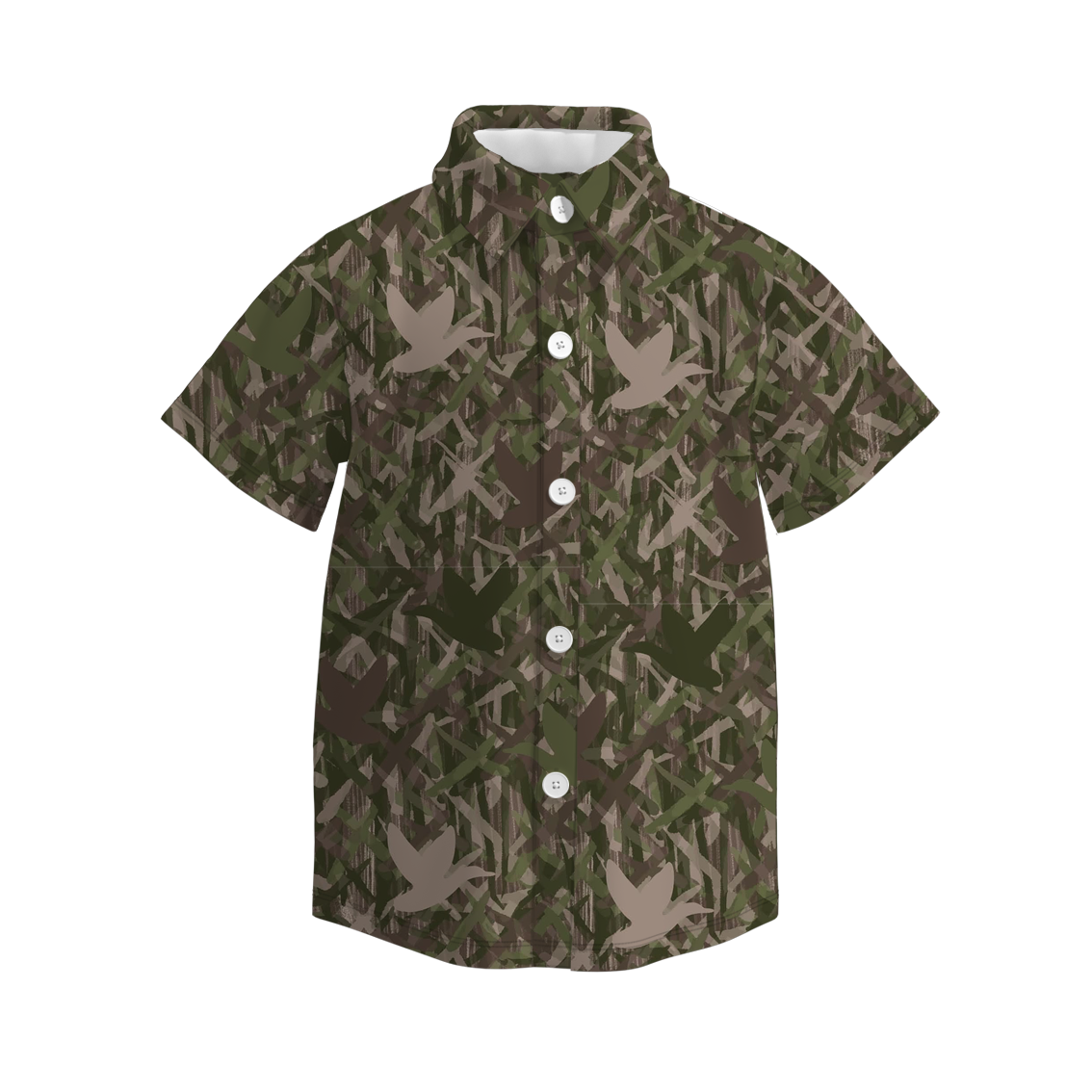 Boys Short Sleeve Button Down Shirt – Soft & Lightweight Casual Collared Shirt for Kids