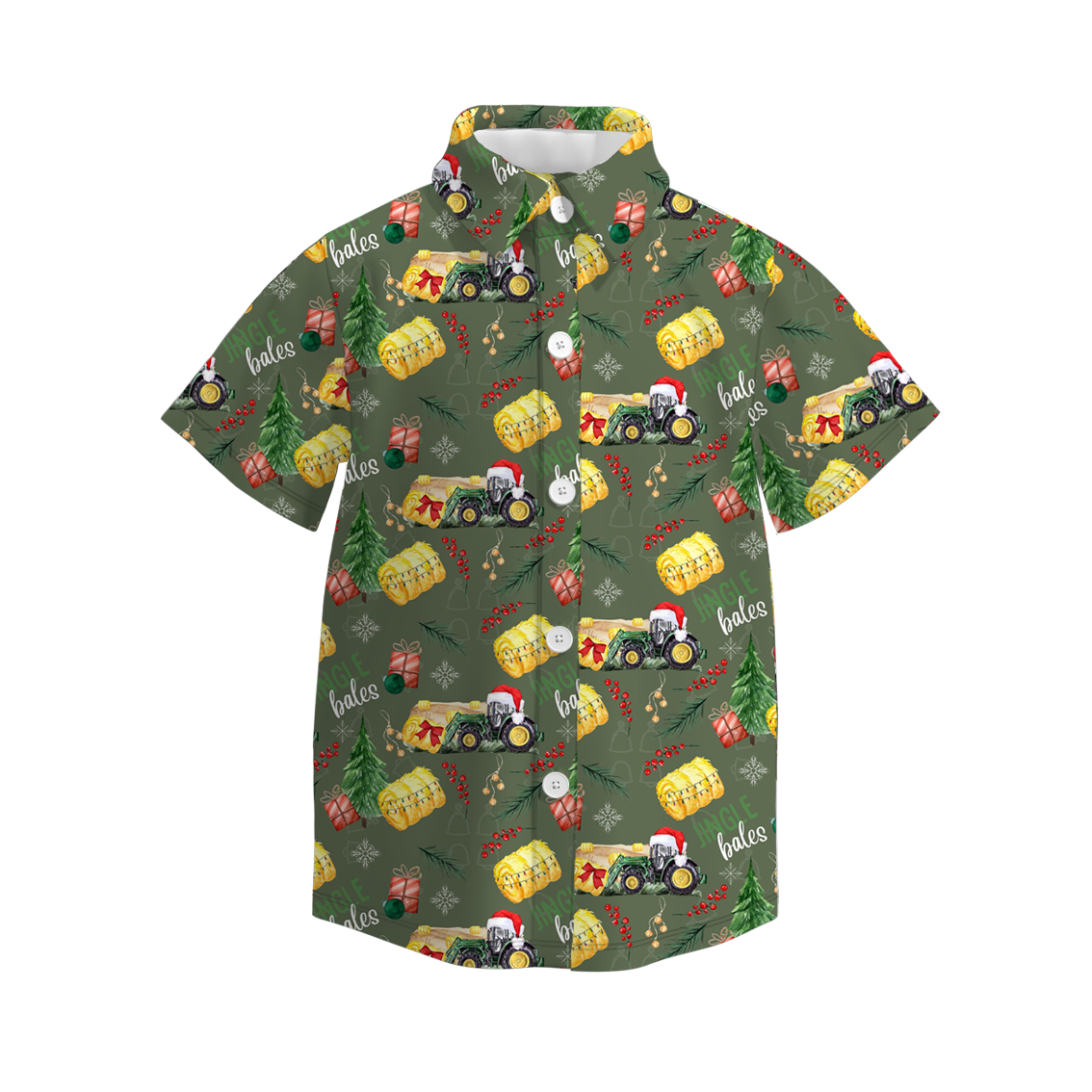 Boys Short Sleeve Button Down Shirt – Soft & Lightweight Casual Collared Shirt for Kids