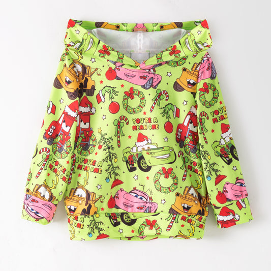 Girls’ Christmas Sweatshirt – Festive Holiday Style Hoodie