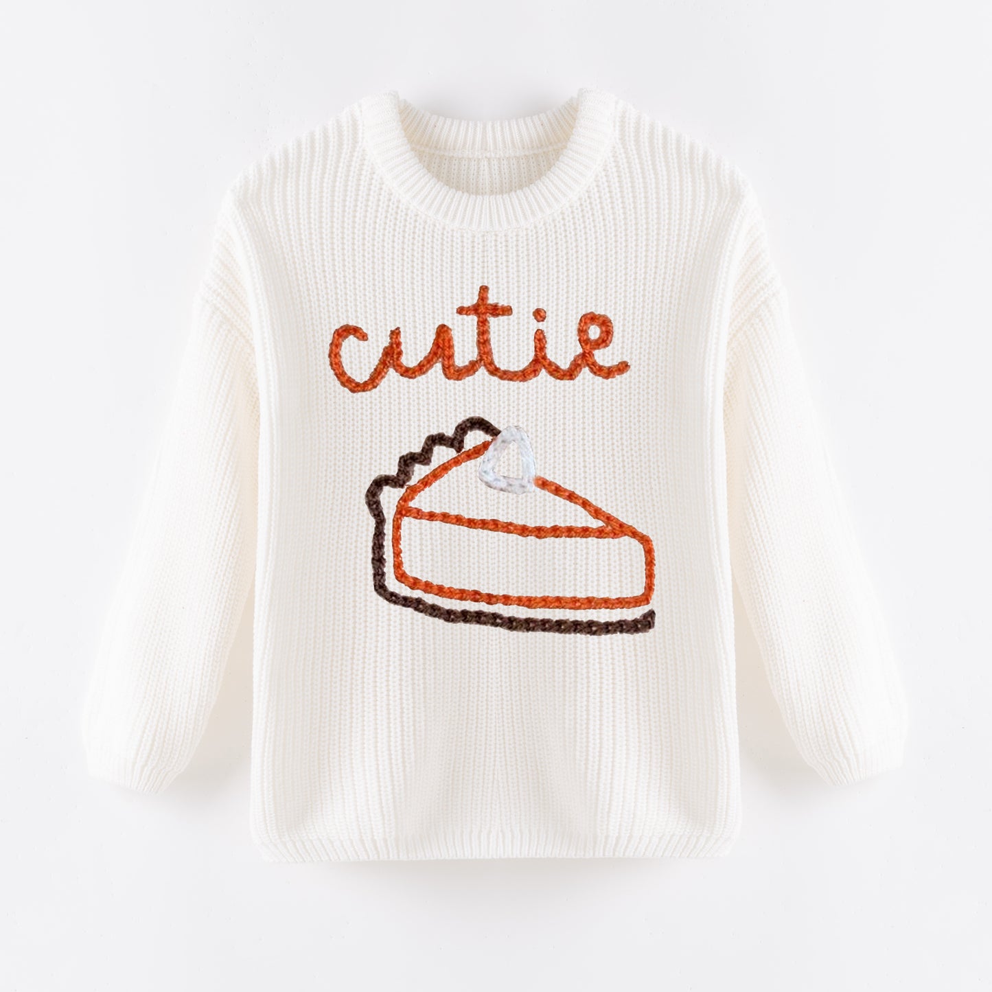 Cozy Christmas Embroidered White Sweaters – Festive & Fun for Winter