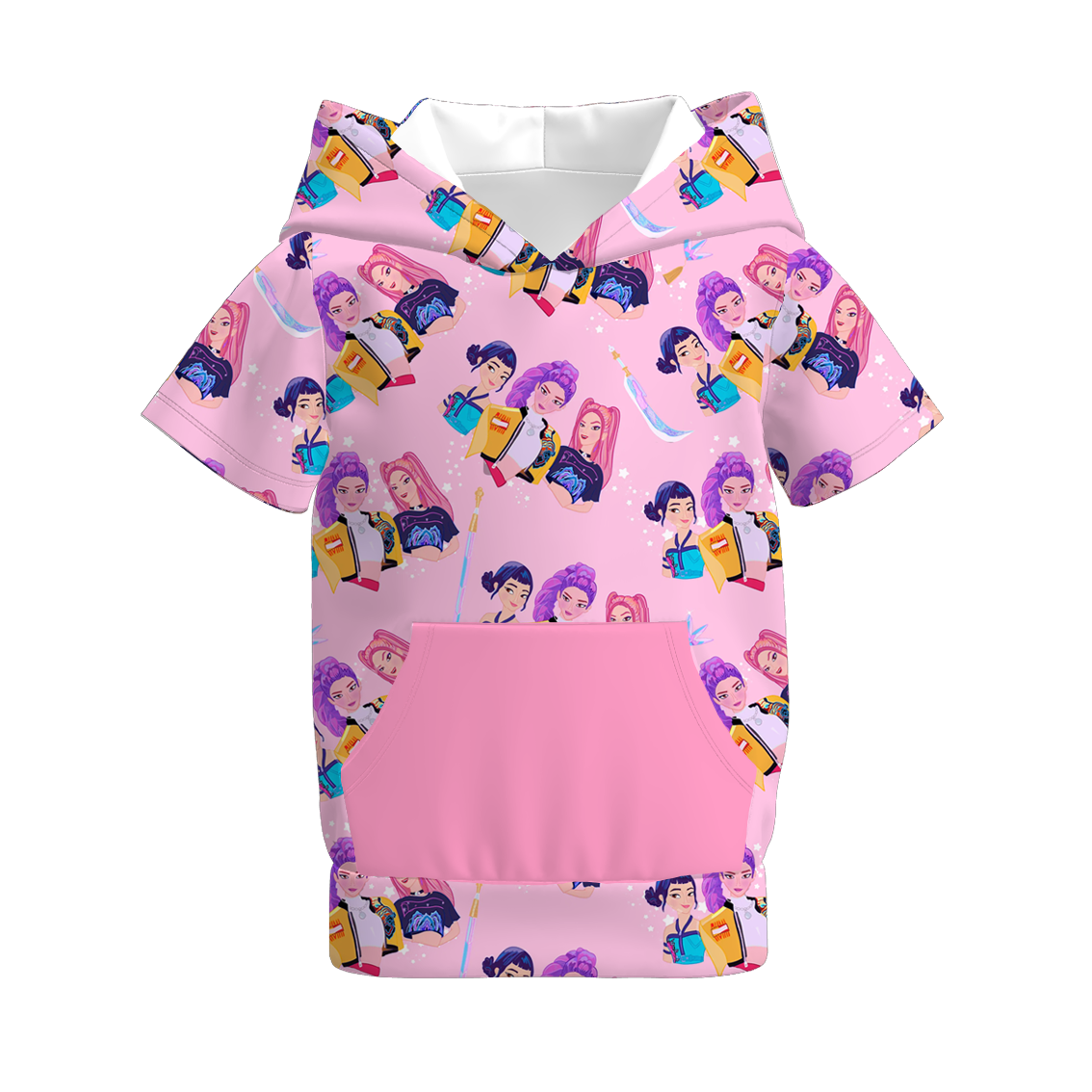 Girls "KPop Demon Hunters" Themed Fashion Pink Collection