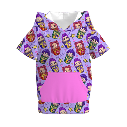 Girls "KPop Demon Hunters" Themed Fashion Purple Collection