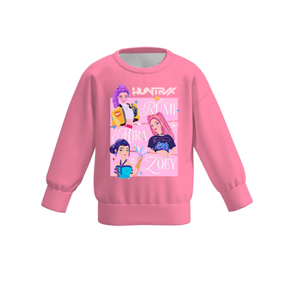 Girls "KPop Demon Hunters" Themed Fashion Pink Collection