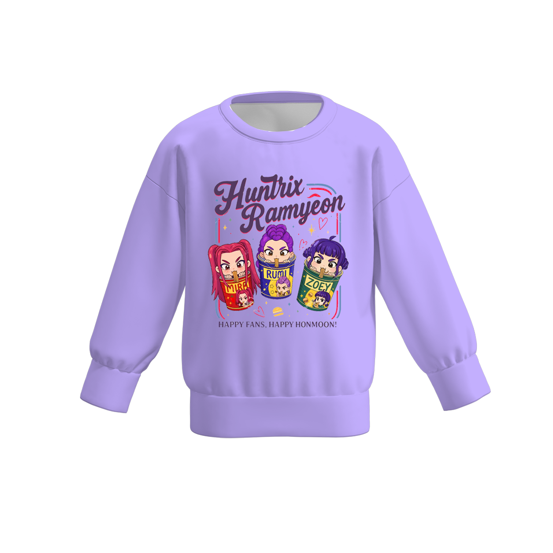 Girls "KPop Demon Hunters" Themed Fashion Purple Collection