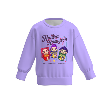 Girls "KPop Demon Hunters" Themed Fashion Purple Collection
