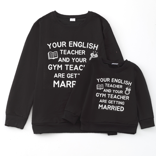 Fall Season Mommy and Me Taylor Swift Fashion Cotton Sweatshirts