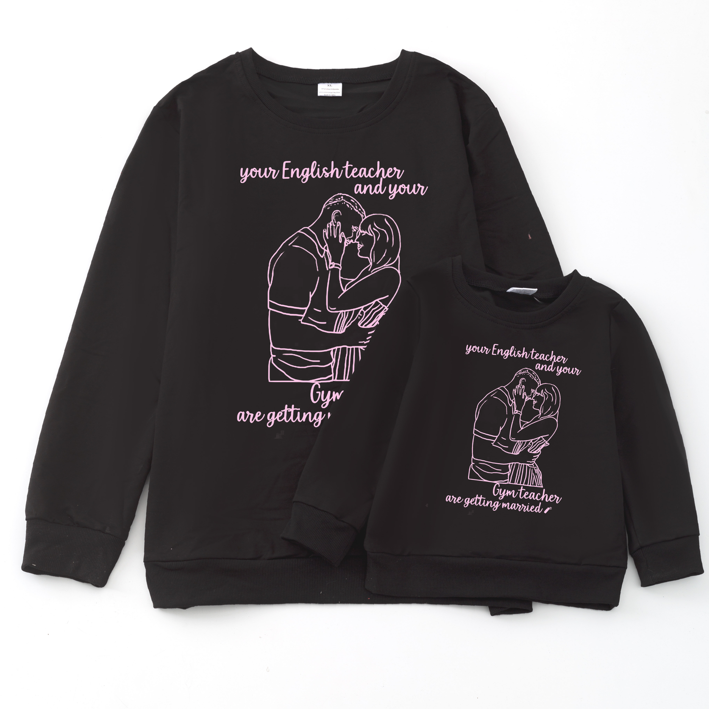 Fall Season Mommy and Me Taylor Swift Fashion Cotton Sweatshirts
