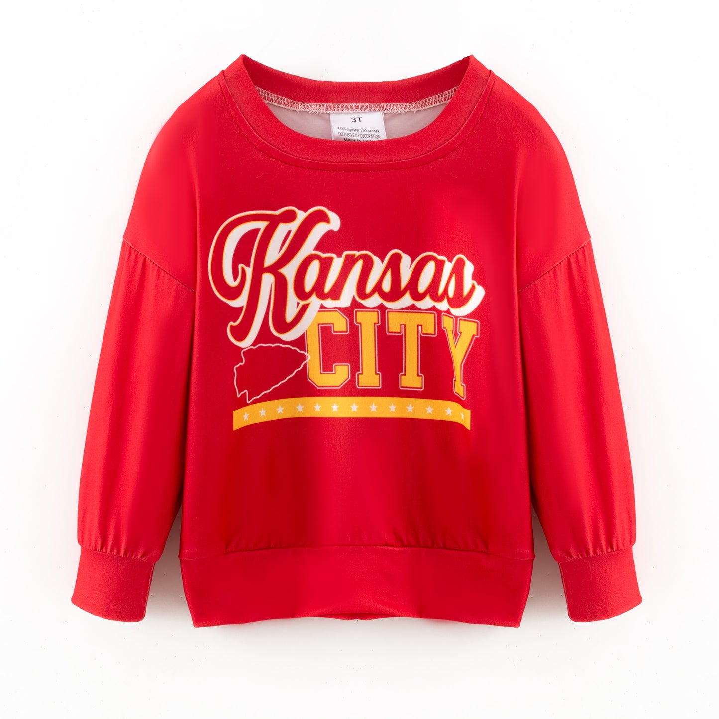 Kids Fall Kansas City Print Sibling Outfit Clothes