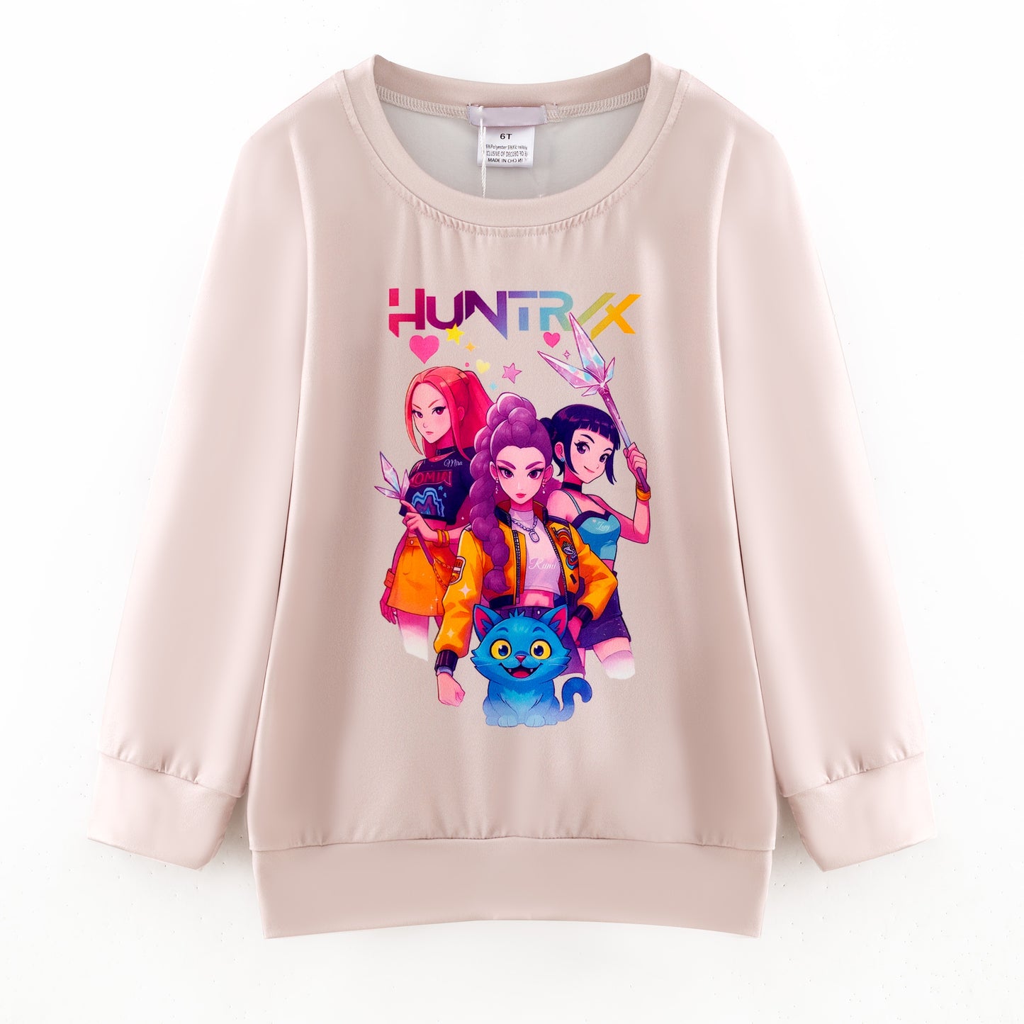 Girls Popular Kpop Demon Hunter Printed Sweatshirts Collection