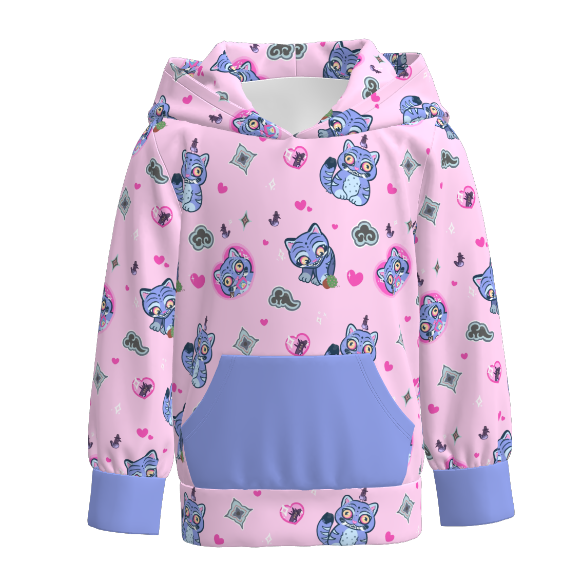 Girls Fall Kpop Demon Hunters Pocket Milk Silk Hoodies