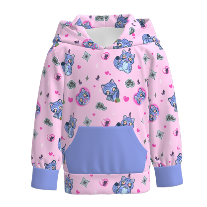 Girls Fall Kpop Demon Hunters Pocket Milk Silk Hoodies