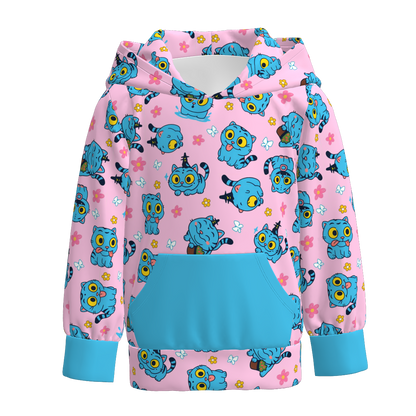 Girls Fall Kpop Demon Hunters Pocket Milk Silk Hoodies