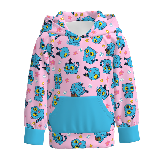 Girls Fall Kpop Demon Hunters Pocket Milk Silk Hoodies