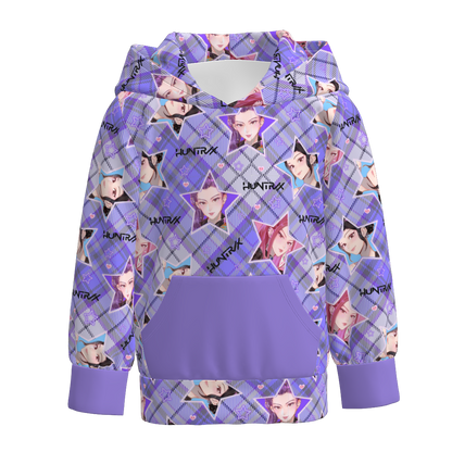 Girls Fall Kpop Demon Hunters Pocket Milk Silk Hoodies