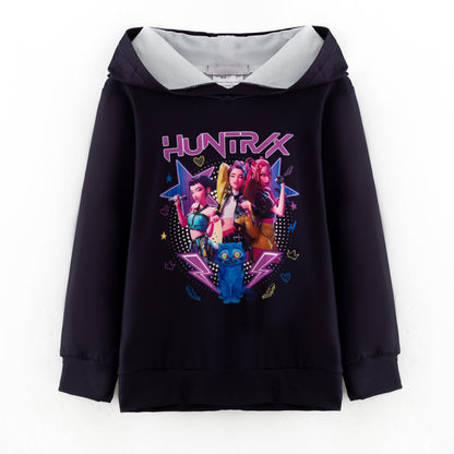 Girls Popular Kpop Demon Hunter Printed Hoodies Collection